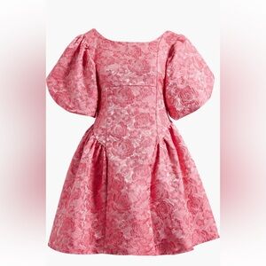 Sister Jane Amour Floral Jacquard Minidress